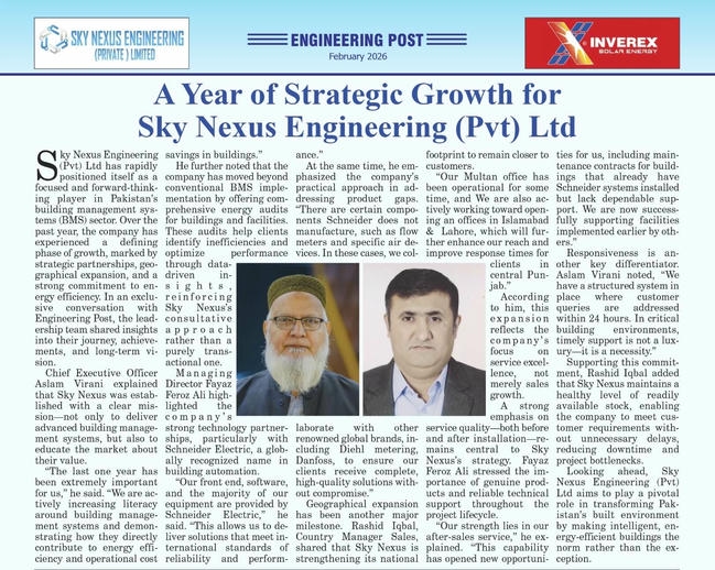 A Year of Strategic Growth for Sky Nexus Engineering (Pvt) Ltd