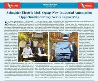 Schneider Electric MoU Opens New Industrial Automation Opportunities